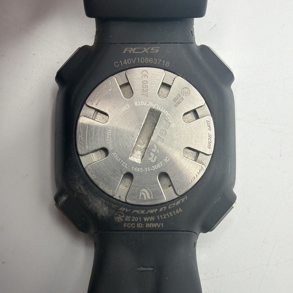 Polar RCX5 RUN GPS Heart Rate Monitor Running Watch Black New Battery Watch Only - Picture 7 of 10